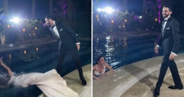 Groomâs âhumiliatingâ act towards bride on wedding day sparks backlash